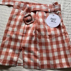 Chequered Mini Skirt | US 0